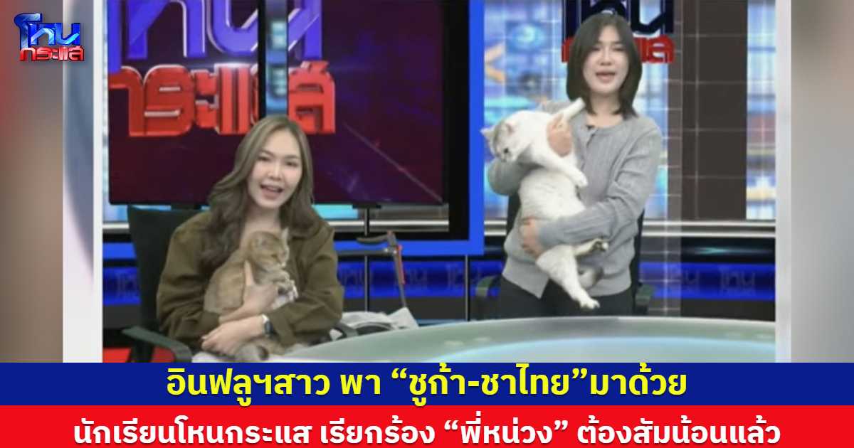 อินฟลูฯสาว พา “ชูก้า-ชาไทย”มาด้วย  // นักเรียนโหนกระแส เรียกร้อง “พี่หน่วง” ต้องสัมน้อนแล้ว 