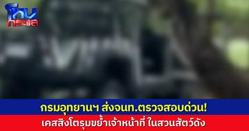 ด่วน! กรมอุทยานฯ ส่งเจ้าหน้าที่ตรวจสอบเหตุสิงโตรุมขย้ำ จนท.สวนสัตว์ดังเสียชีวิต
