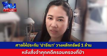 ศาลให้ประกันตัว ‘ปารีณา ไกรคุปต์’ วางหลักทรัพย์ 1 ล้านบาท หลังสั่งจำคุก 4 ปี 1 เดือน คดีครอบครองป่าสงวน ไม่รอลงอาญา