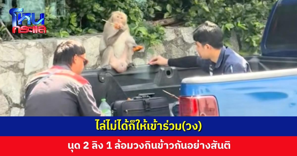 นุด 2 ลิง 1 ล้อมวงกินข้าว ชาวเน็ตเอ็นดู ก่อนหลุดโฟกัสถาม ทรงผมพี่ใส่แว่นเรียกทรงอะไร