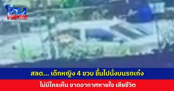สลด... เด็กหญิง 4 ขวบ ขึ้นไปนั่งบนรถเก๋ง ไม่มีใครเห็น ขาดอากาศหายใจ เสียชีวิต