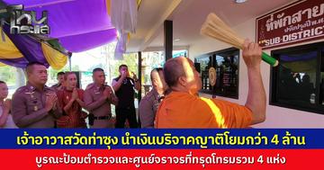 "พระครูปลัดสุวัฒนรัตนคุณ" นำศิษยานุศิษย์ทุ่มงบกว่า 4 ล้านบาท บูรณะป้อมตำรวจและศูนย์จราจรเมืองอุทัยธานี ยกระดับการดูแลประชาชนตลอด 24 ชั่วโมง