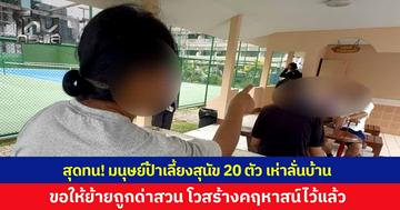 เพื่อนบ้านสุดทน! มนุษย์ป้าเลี้ยงสุนัขกว่า 20 ตัว เห่าหอนลั่นหมู่บ้าน ขอให้ย้ายออกกลับถูกด่าสวน อ้างสร้างคฤหาสน์ไว้แล้ว แต่ยังไม่ย้าย