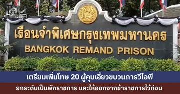 เก็บหลักฐานเพิ่มห้องลับใต้บันไดเรือนจำ จ่อฟัน 20 ผู้คุมเอี่ยว นักโทษจีนเทาวีไอพี พักงาน-ให้ออกจากราชการ พบพิรุธบินไปมาเก๊าไม่แจ้งนาย
