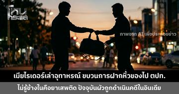 เมียไรเดอร์เล่าอุทาหรณ์ ขบวนการฝากหิ้วของไปต่างประเทศ ไม่รู้ข้างในคือยาเสพติด