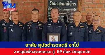 พิธีฌาปนกิจ “สุนัขตำรวจตรีซาโบ้" จากสุนัขขี้กลัวสู่ K9 ค้นหาระเบิด เพื่อนสุนัข-ผู้บังคับบัญชา-แฟนคลับร่วมอาลัย