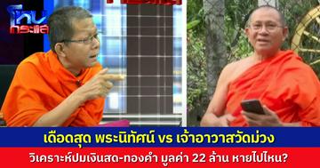 "พระนิทัศน์" แฉแหลก ปม เงิน-ทองคำ ของเจ้าอาวาสวัดม่วง หายไป ด้านเจ้าอาวาสโฟนอินโต้ กุเรื่องทั้งเพ