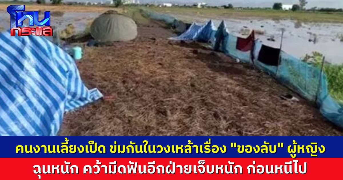 สรุปที่อวดกันไม่ใช่ “ของลับ” ของเมีย นายจ้างเผยคนงานเลี้ยงเป็ดที่ฟันกันในวงเหล้า ต่างพาผู้หญิงมาที่เต็นท์ แต่ไม่ใช่เมีย